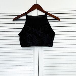 Scorpio Sol | Leaf Print Yoga Crop Top